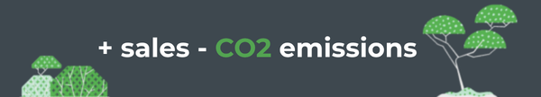 + sales – CO2 emissions Sostenibles-Community Locker